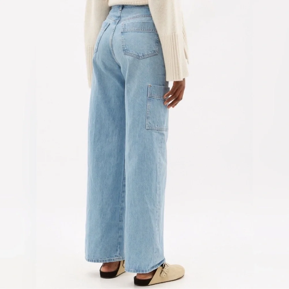 Frame High Rise Baggy Pocket Jeans size 29 - Picture 2 of 6